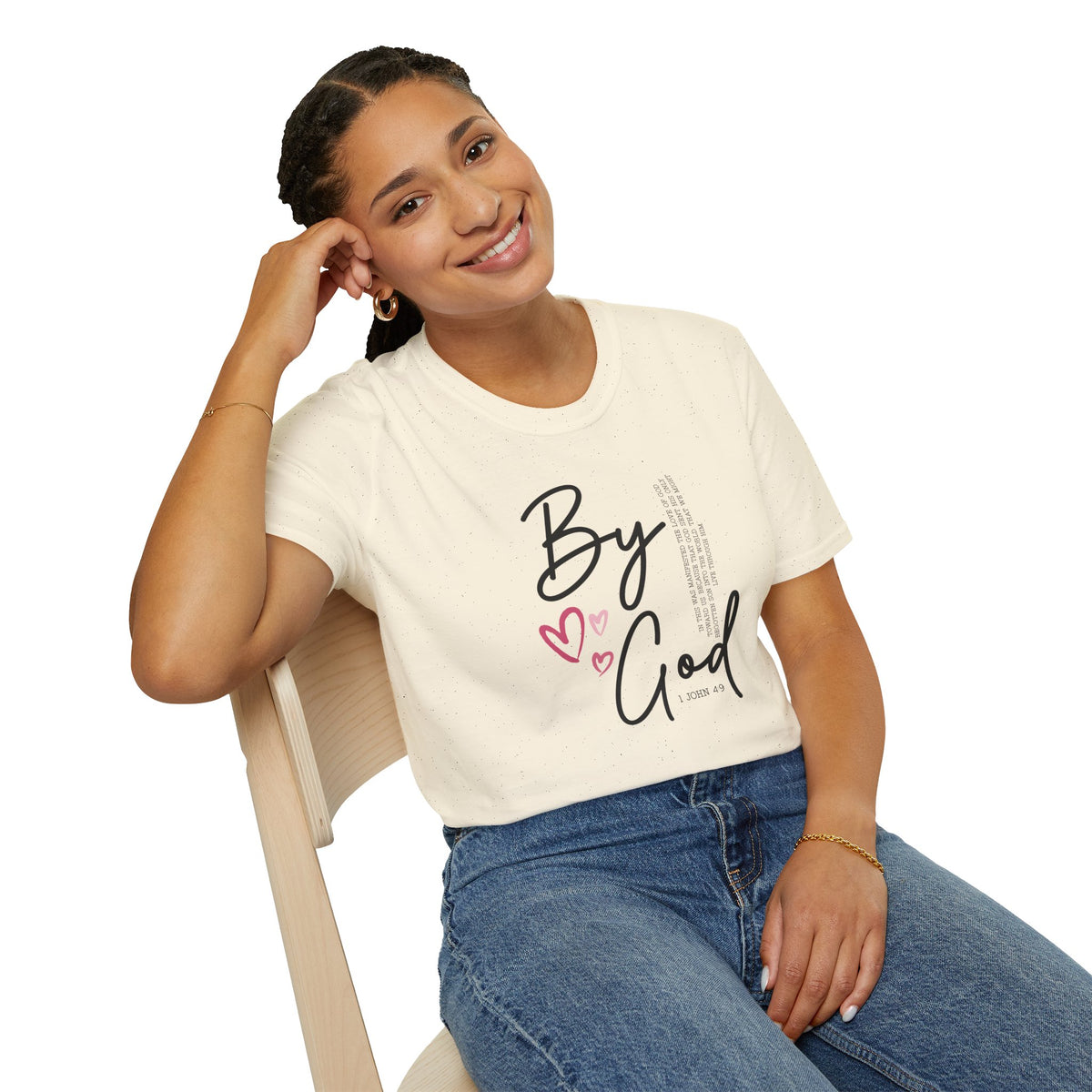 Loved By God T-Shirt|1 John 4:9 Faith Tee