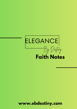 Load image into Gallery viewer, EBD Faith Notes
