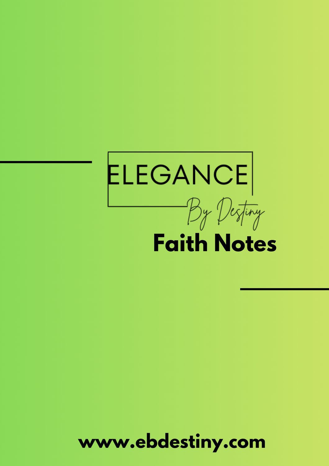 EBD Faith Notes